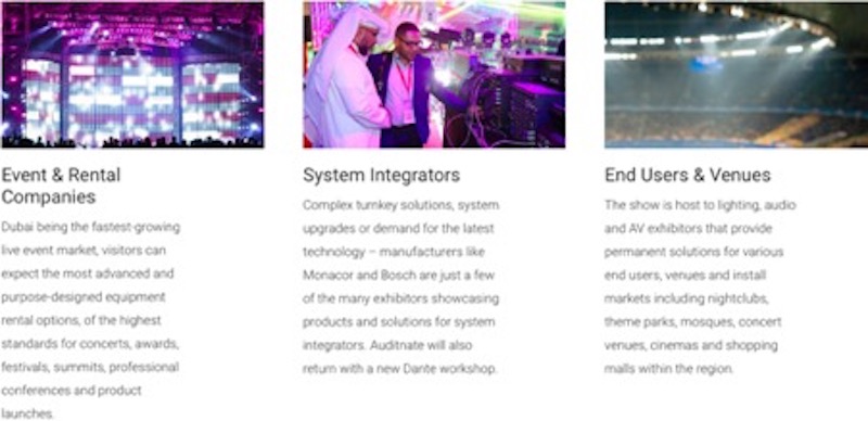 Professional AV visitors at Prolight + Sound