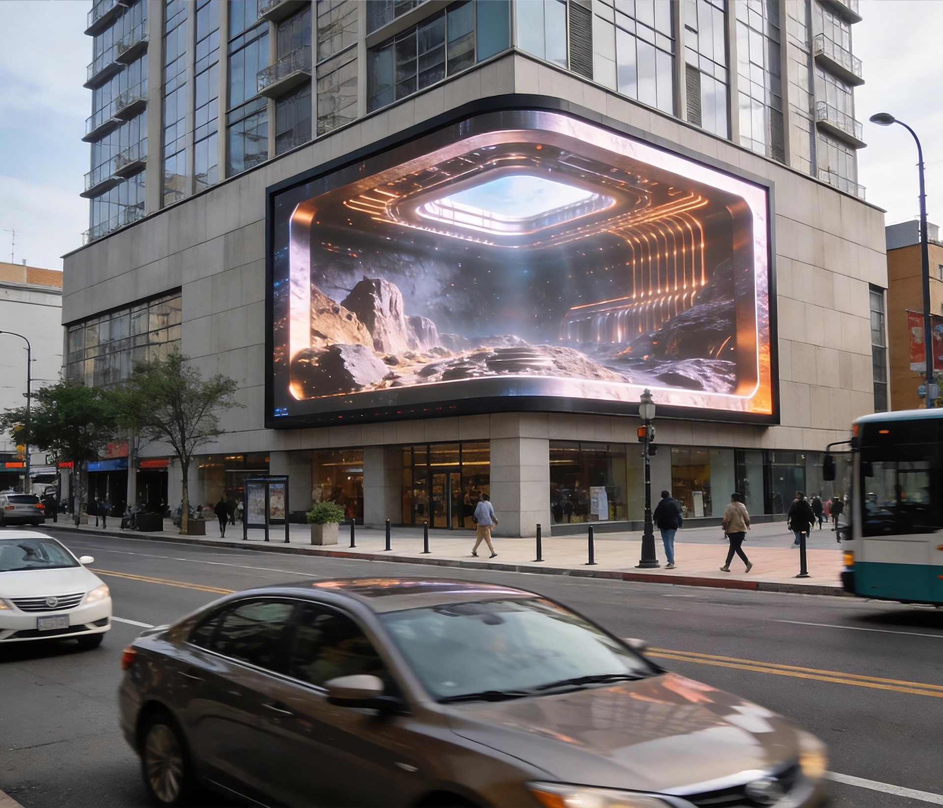 Outdoor 3D Display