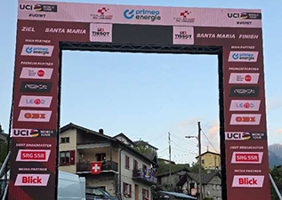 Switzerland Road Cycling Event LED Display Project