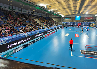 Perimeter Display at a Swiss Ice Hockey Game