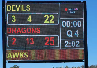 Large Scoreboards for Outdoor Stadiums in Australia