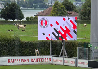 Switzerland FC Rapperswil-Jona Stadium Outdoor LED Screen