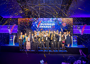 UK Eastern Daily Press Business Awards 2024 Stage LED Backdrop