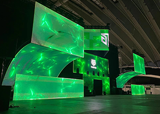 Team Vitality Esports Event Creative Curved Stage in Paris, French 