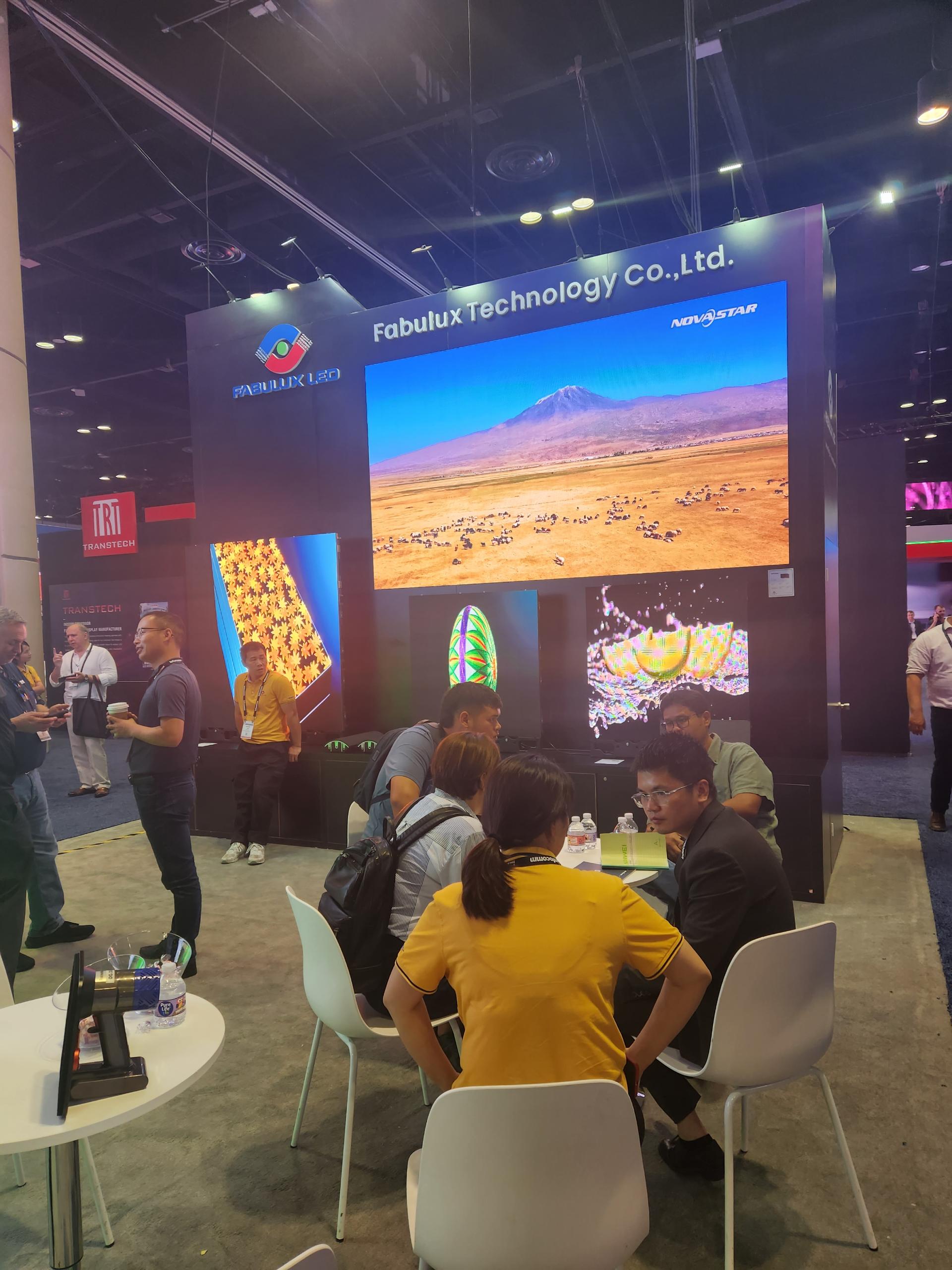 Rental LED display demo InfoComm 2023