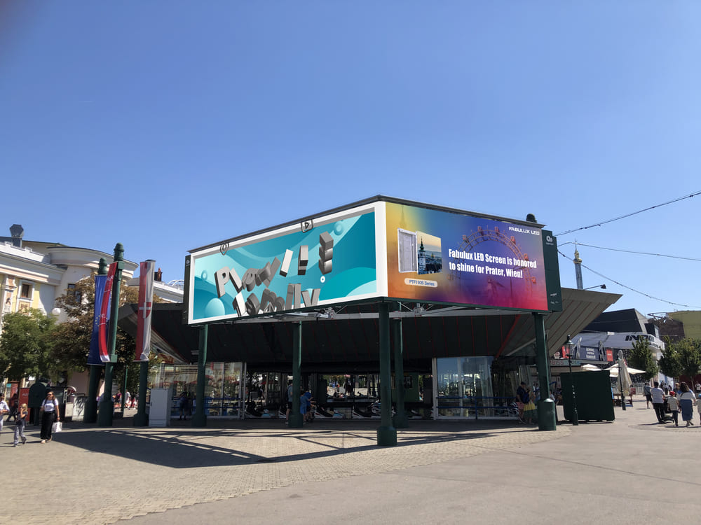 Fabulux Outdoor 3D Display in Vienna