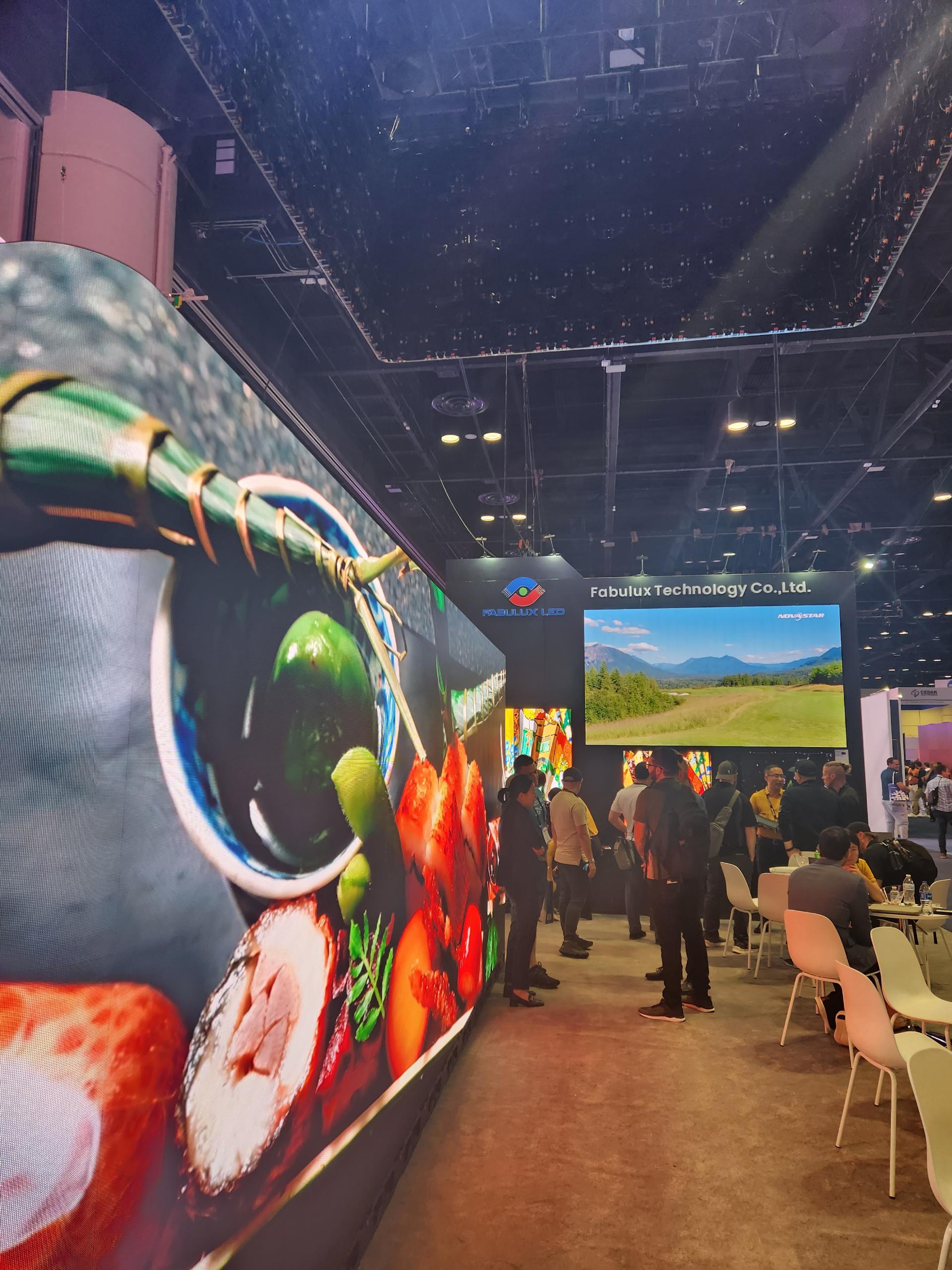 LED display product lineup InfoComm exhibition
