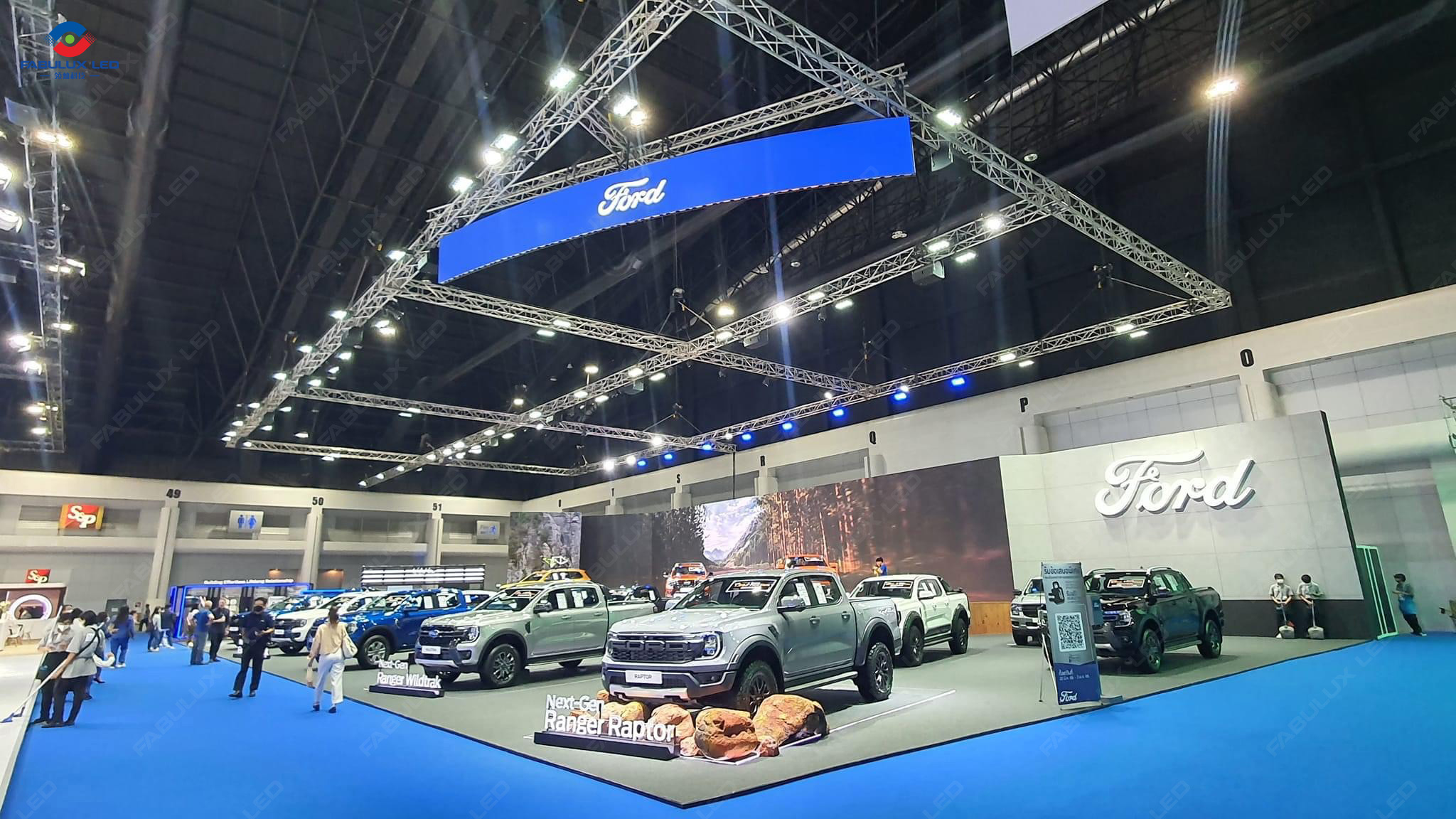 Fabulux rental LED solution for premium car brands