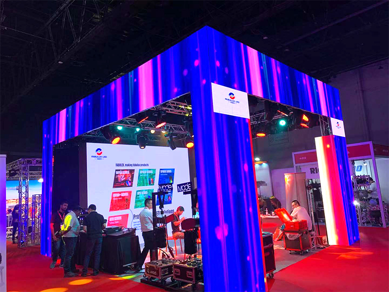 Fabulux booth at Prolight + Sound Middle East Dubai