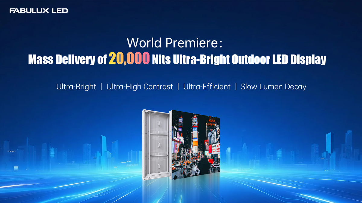 Fabulux 20,000-nit LED Display Delivery Ceremony