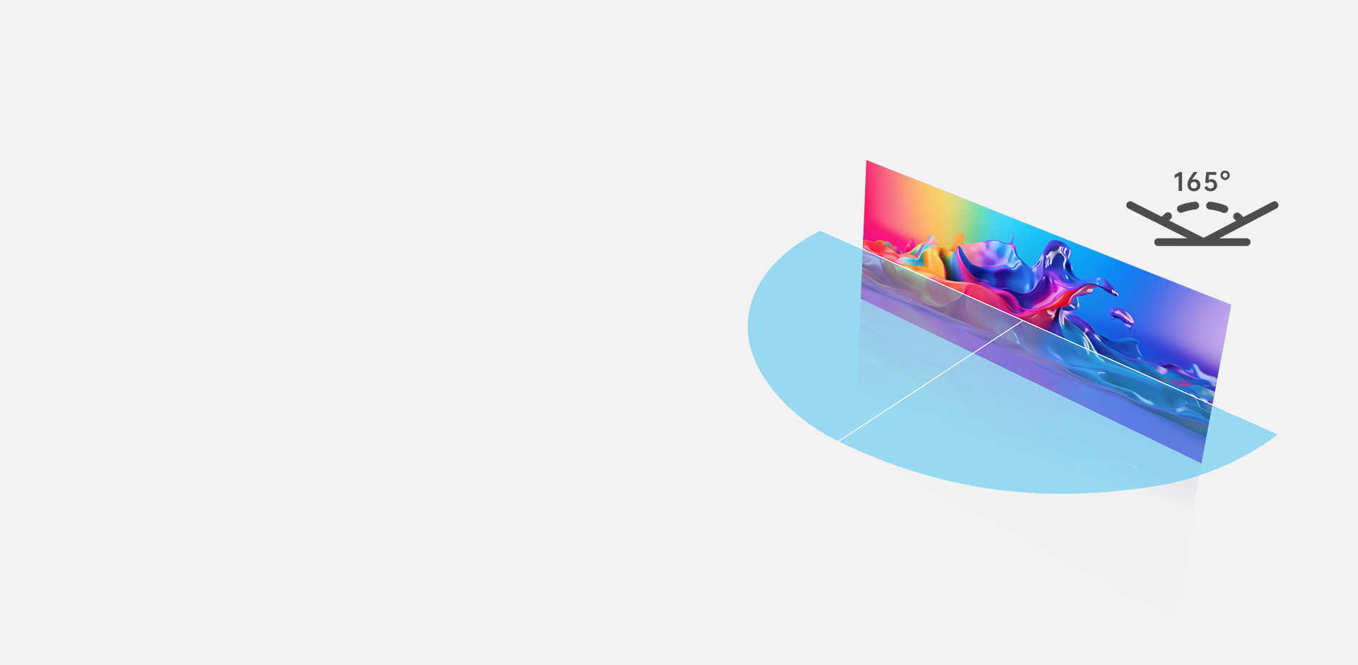 165° Wide Viewing Angle Display