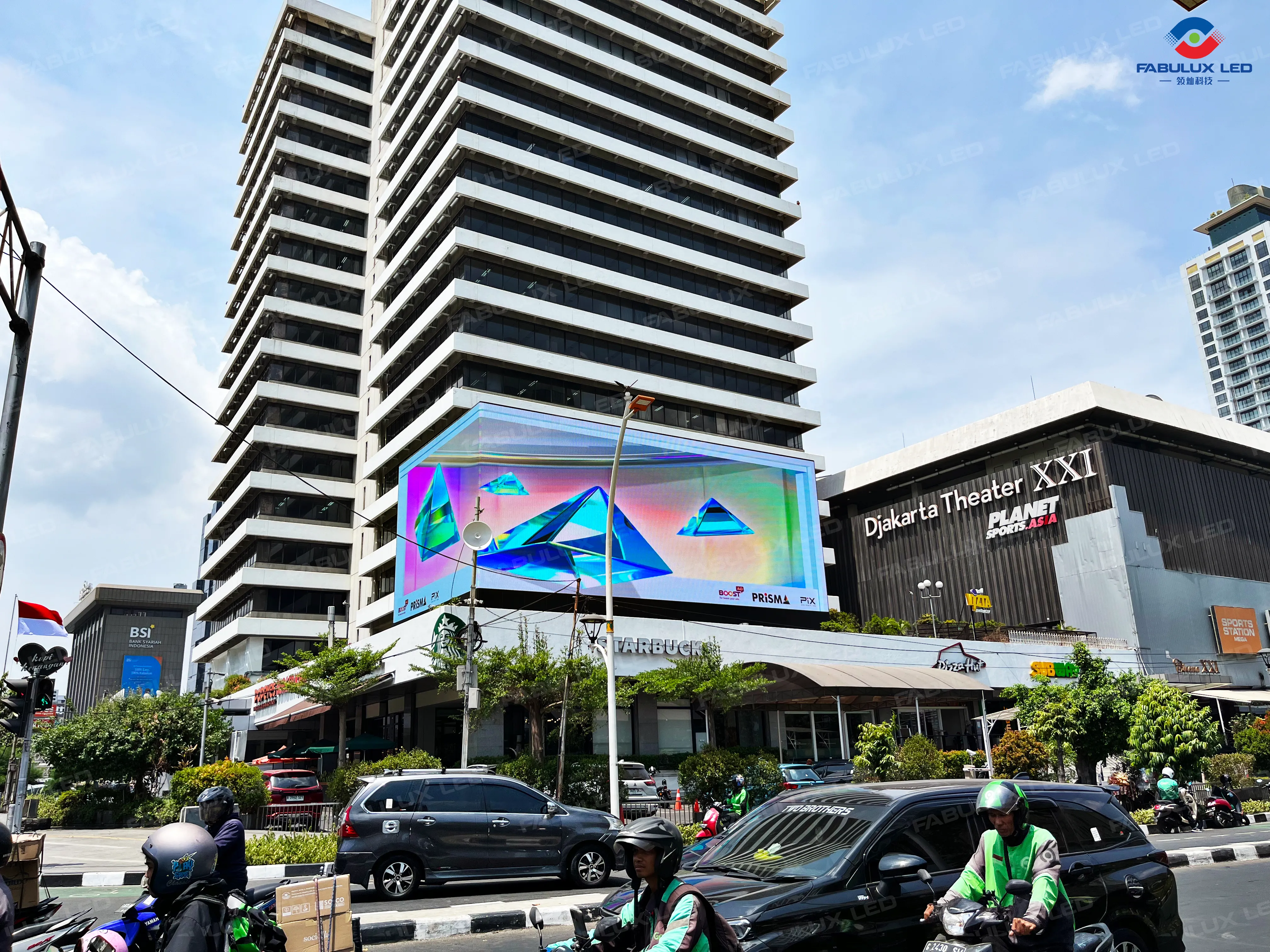 Fabulux Outdoor 3D Visual Performance Djakarta Theater