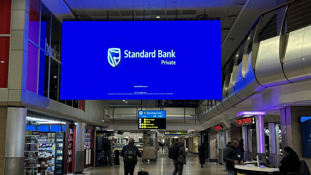 Fabulux T Series P2.6 at JNB Airport Terminal, South Africa