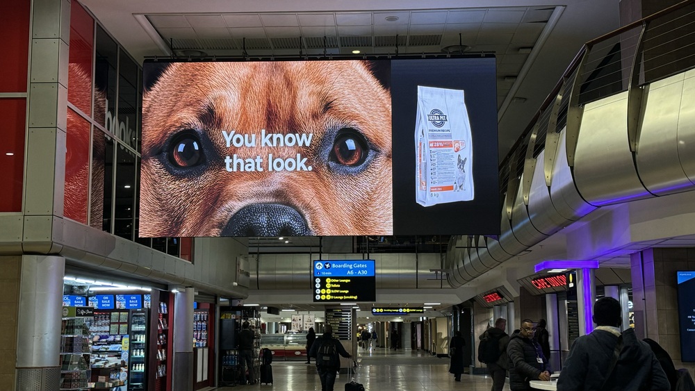 JNB Airport Departure Hall LED Display Detail
