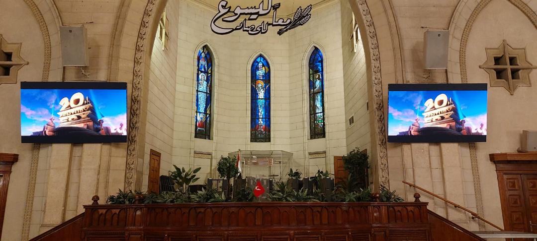 Fabulux T Series P1.9 Indoor Display in Egypt Church