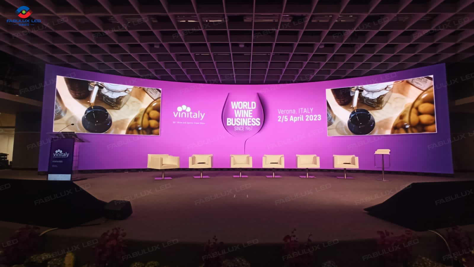 Italian Wine Exhibition Master Series Display