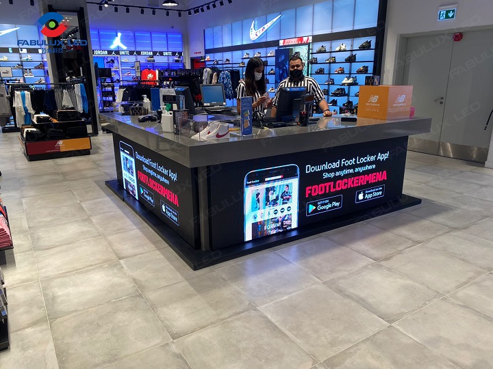 Fabulux Inpad MAX P2.6 at Nike Retail Store Dubai