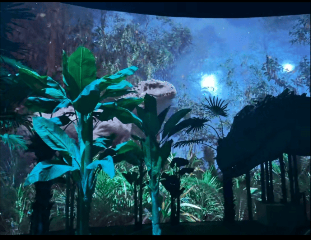 Fabulux T-Flex LED Display at Jurassic World Exhibition Bangkok