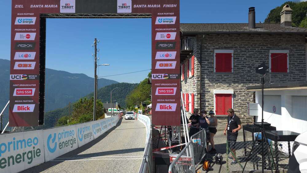 Tour de Suisse Stage Finish LED Display
