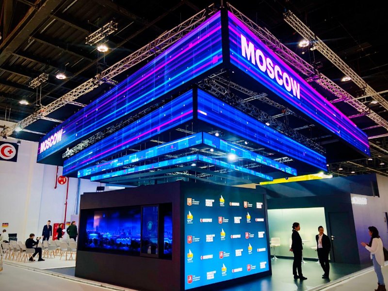 Moscow Exhibition Booth Spider Series Display